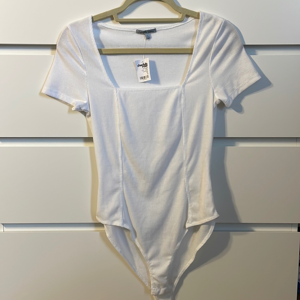 Charlotte Russe White Bodysuit